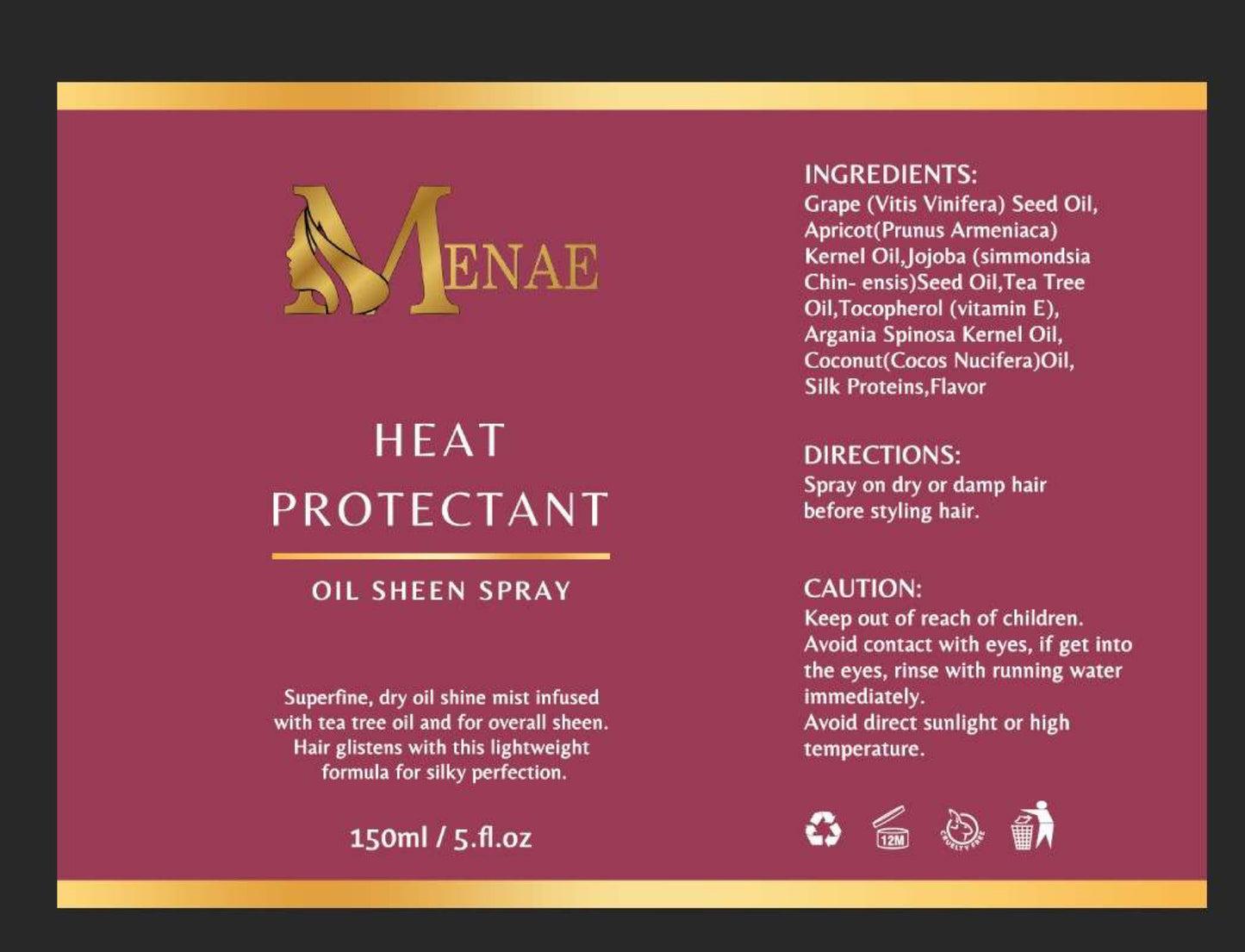 Oil Based Heat Protectant