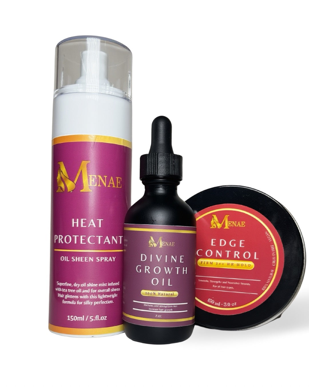 Protective Style and Edge Control Trio